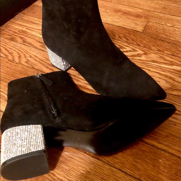 Nine West Women Richick Leather Ankle Boots US 8.5 - Picture 4 of 5